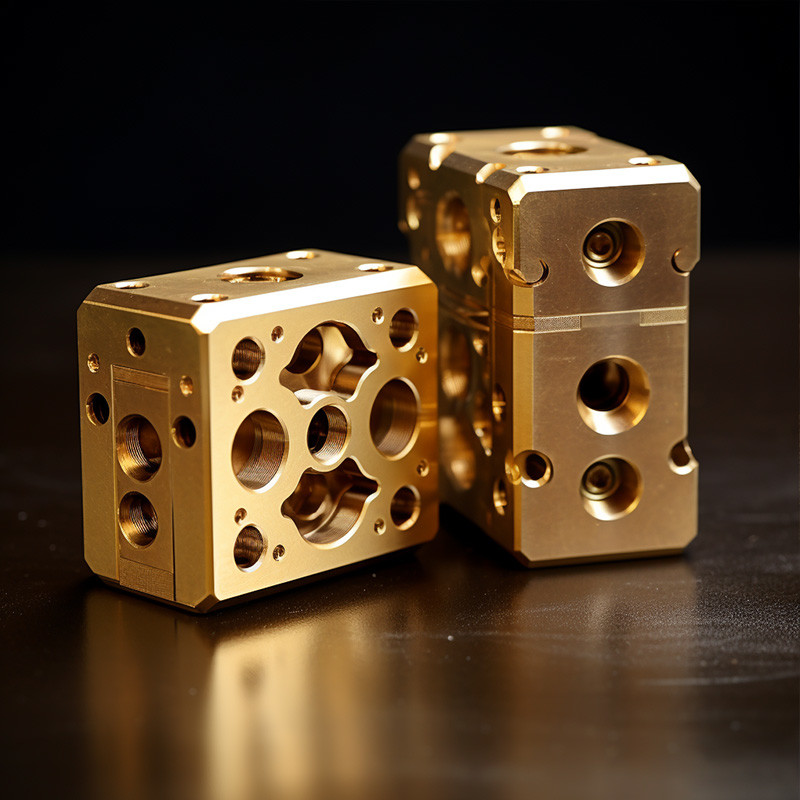 High Precision Machining Small Parts Brass Machined Parts CNC Milling Service