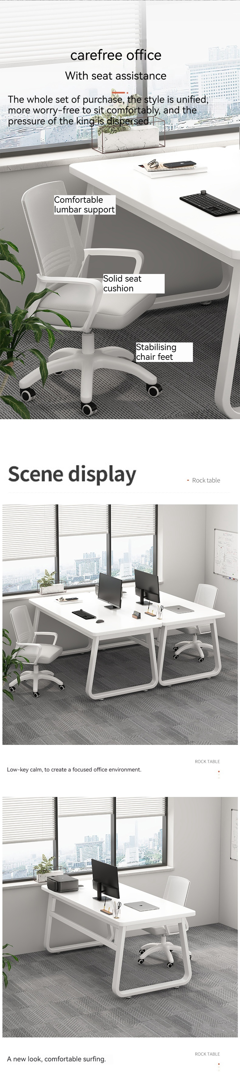 Office Furniture Multi-functional Computer Desk for Two People Directly from the