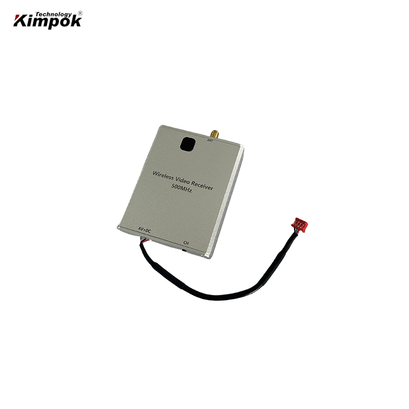 High Sensitivity 8 Channel 500Mhz Video Receiver 40km Long Range Wireless Video Link for Drone Transmission