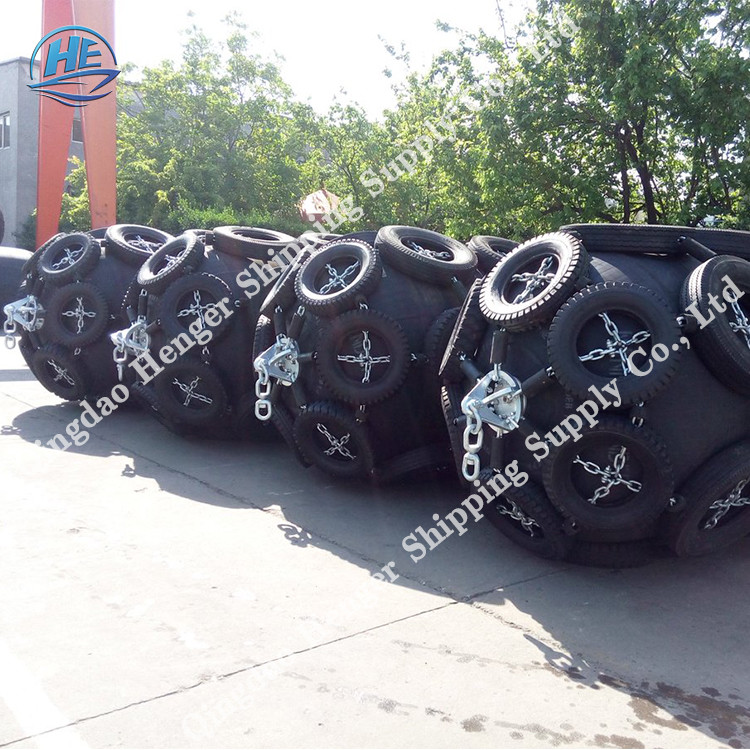 Custom Towing Ship Chain Net Pneumatic Rubber Fender