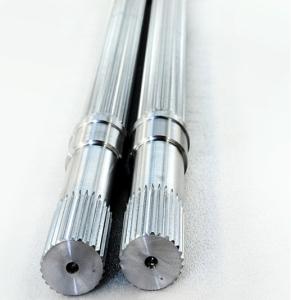 Quality HRC44 Hardness Involute Spline Shaft , Plastic Extruder Parts Stable Performance wholesale