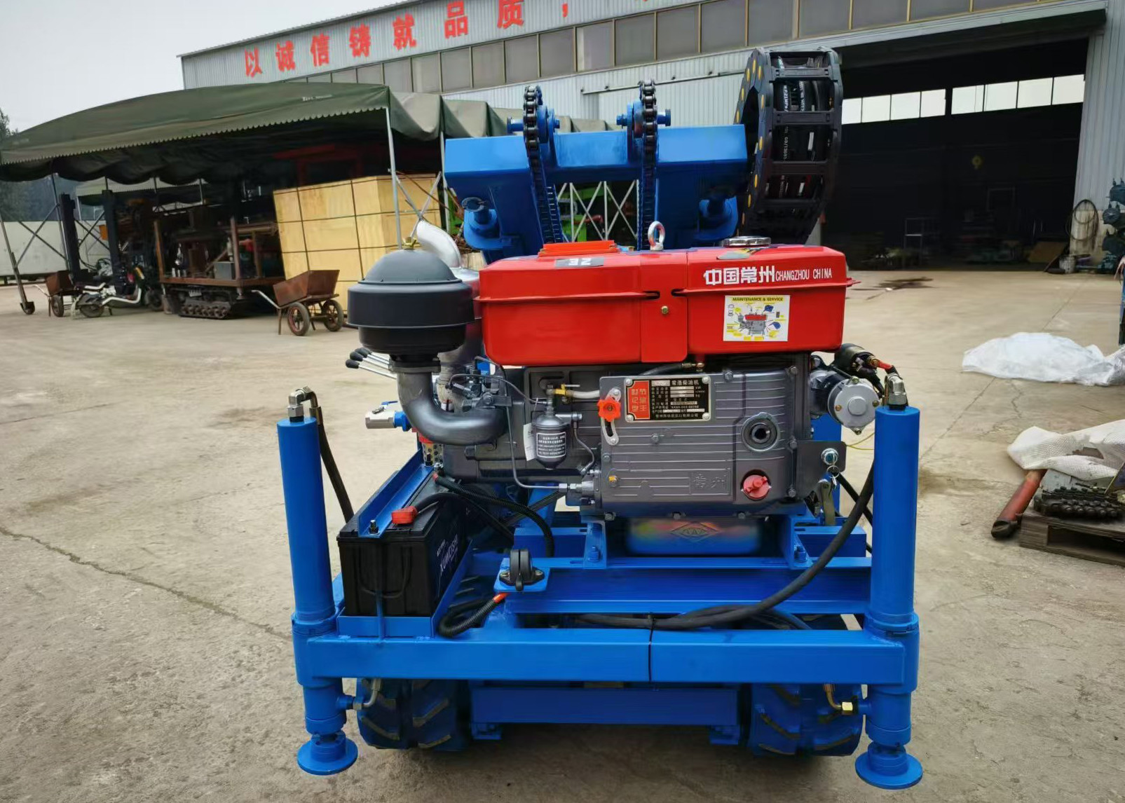 Customized Depth Crawler Mounted Drill Rig Drilling Diameter 50mm-100mm