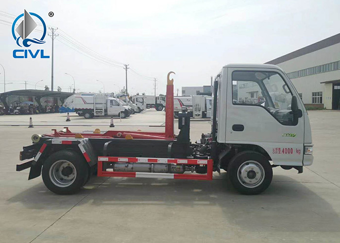 4m3 Hook Arm Garbage Truck / Rubbish Car / Pull Arm Garbage Truck / Dustbin Lorry / Bin Wagon
