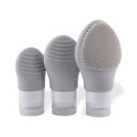 Pink Facial Cleansing Brush Silicone Electric Facial Cleanser