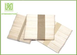 Quality Promote Ice Cream Wooden Sticks , Eco Odorless Ice Cream Tasting Spoons wholesale