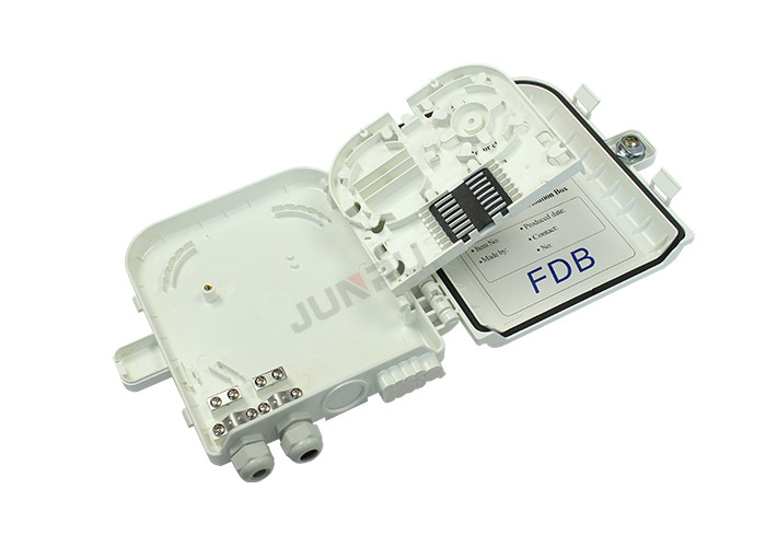 FTTH Fiber Terminal White Black IP65 Box Fiber Optic 8 Core Fiber Optic Cable ABS