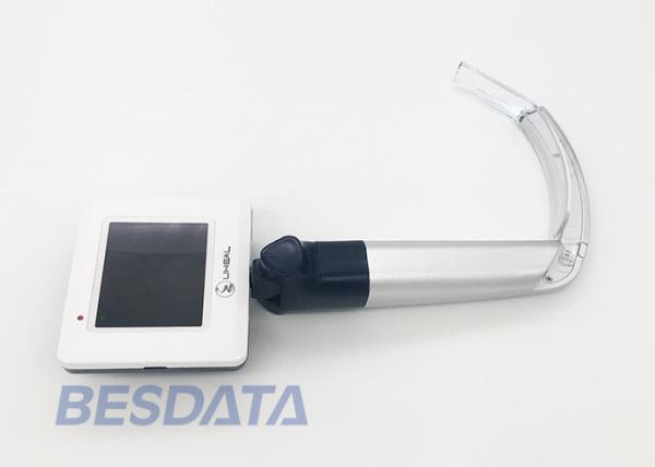 316 Medical Stainless Steel Anesthesia Video Laryngoscope With 2.5'' Color LCD