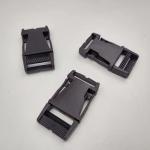 Plain Color Contoured Side Release Buckle 5/8'' Plastic Buckles For Nylon
