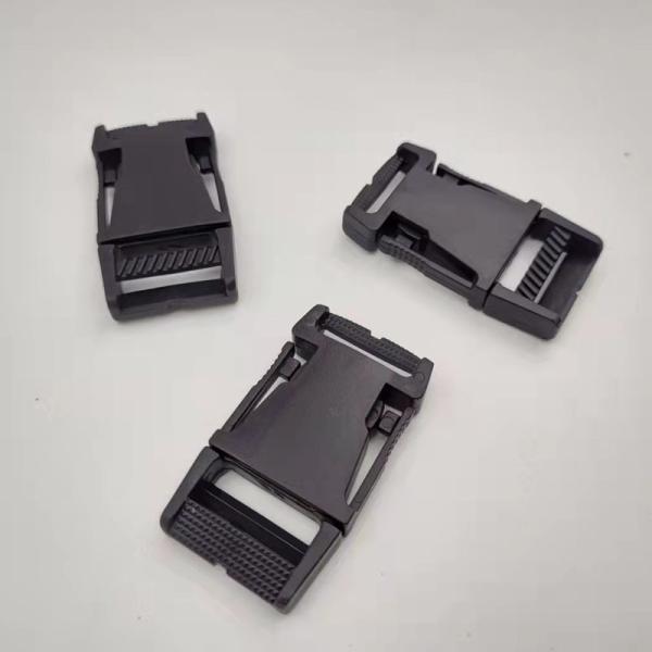 Plain Color Contoured Side Release Buckle 5/8'' Plastic Buckles For Nylon