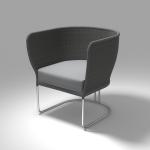 Powder Coated Rattan Garden Corner Sofa