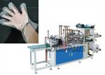 HDPE LDPE PE Disposable Gloves Making Machine , Gloves Manufacturing Machine