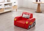 Cartoon Car Design Toddler Flip Open Sofa For Living Room And Kindergarten