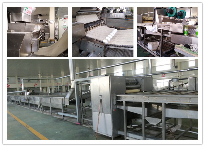 Fry Pasta Egg Noodle Making Equipment Professional With Large Capacity
