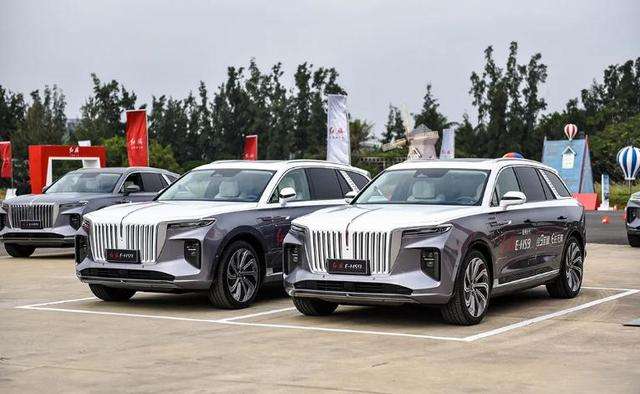 2024 High Speed Electric Car Hongqi E-HS9 Made In With Energy Big Suv Red Flag E-HS9 Used Cars Sports Car Turn to Left