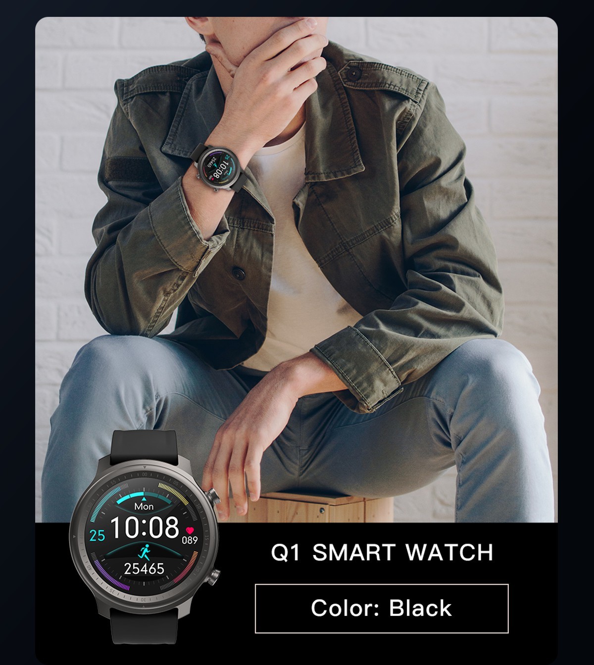 1.28in Round Face Smartwatches Female Period Smartwatch With Calendar Reminder