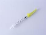 Sterile Medical Disposable Safety Syringe With Safety Needle 16G-30G FDA51K