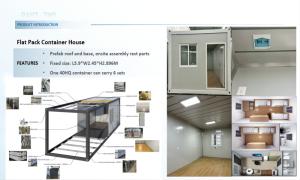 Quality Fast Assembly Prefabricated Container Houses For Construction / Office wholesale