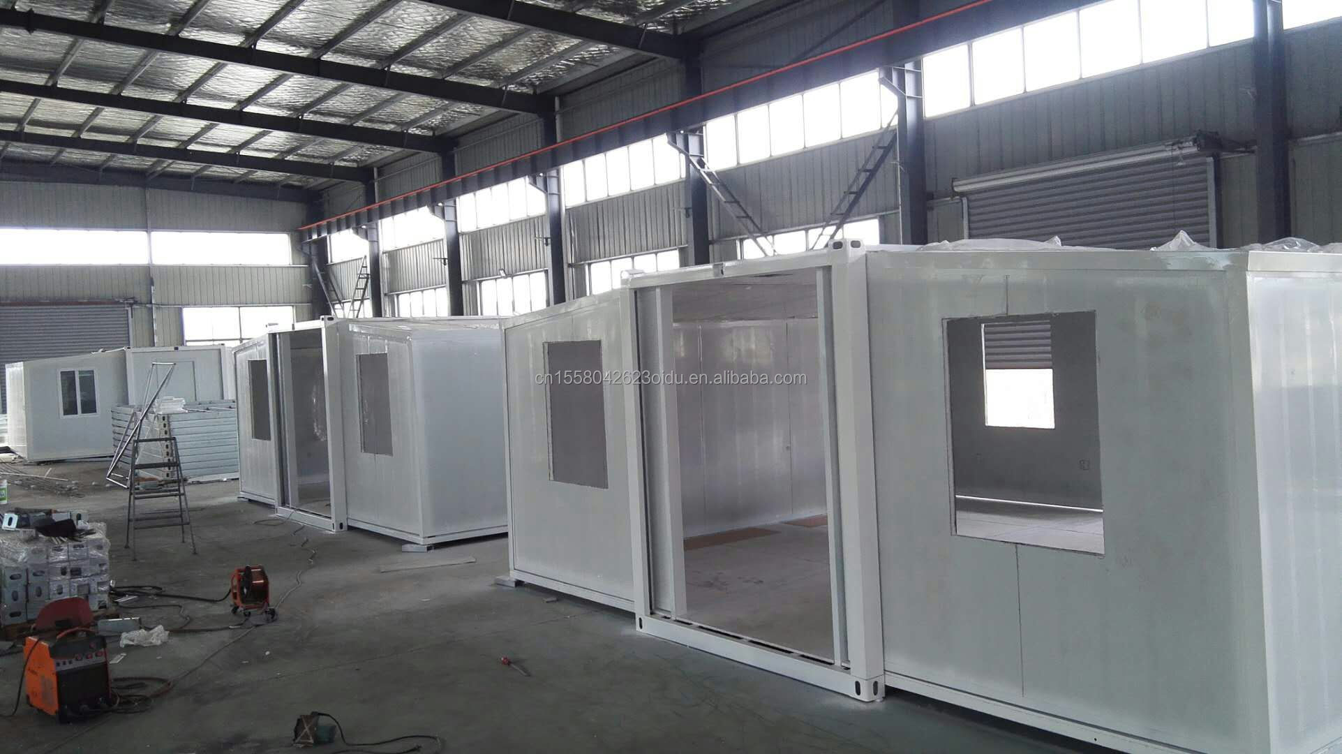 Main structure Galvanized Steel Square Tubes Prefabricated Tiny Container House in Customized Color for Outdoor Living