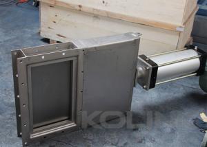 China Fabricated Body Square Guillotine Valve Knife Gate Valve Carbon Steel Stainless Steel on sale