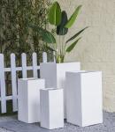 Powder Coated Finishing Fiber Clay Planters For Gardening Needs