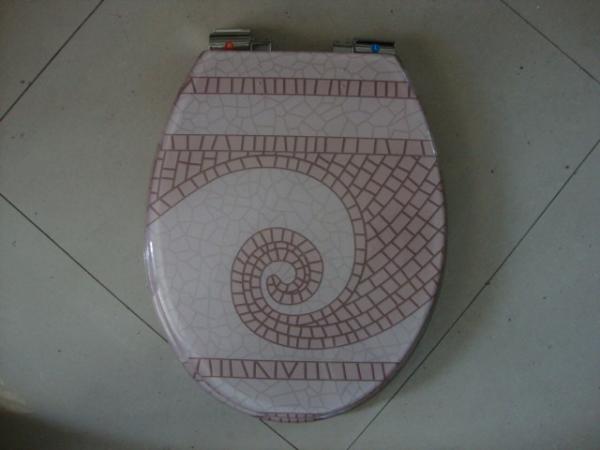 decorative clear polyresin toilet seat,color toilet seat,toilet,cover,MDF,PVC,PP