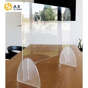 Quality Transparent 20mm Polystyrene Desk Sneeze Guards wholesale
