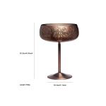 Home Restaurants Stainless Steel Wine Glass Painting Martini Glasses For
