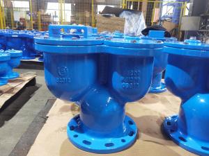 Quality Water / Steam / Oil / Gas Double Orifice Air Valve With Flanged End Type wholesale