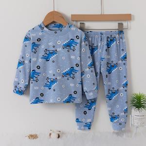Quality Cartoon Pulley Kids Winter Night Suits Hygiene Comfy Winter Pajamas wholesale
