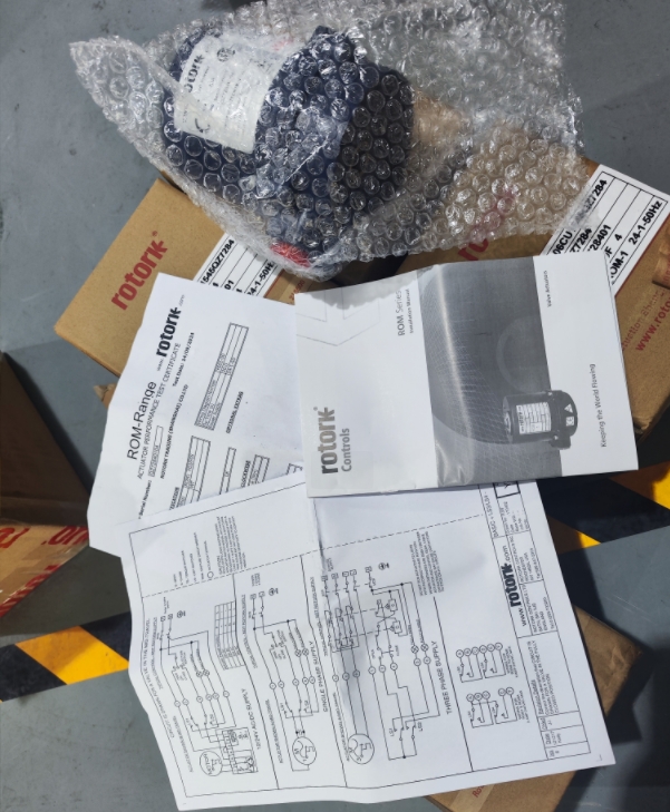 ROTORK ROMpak Electric Actuators with Chinese Brand Control Valve three-way valve