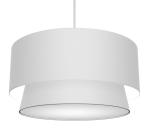 Collapsible 240V Easy Fit Pendant Shade Fabric Round 2 Layer