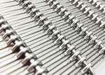 Woven Metal Decorative Lock 2.26mm Stainless Steel Crimped Wire Mesh