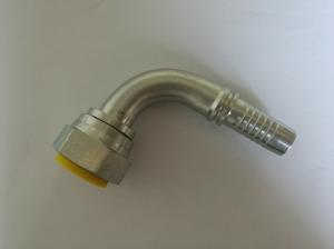 Quality 90 Degree BSP Industrial Hose Fittings Female 60 Degree Cone With Cr3 Zinc Plated 22691 wholesale