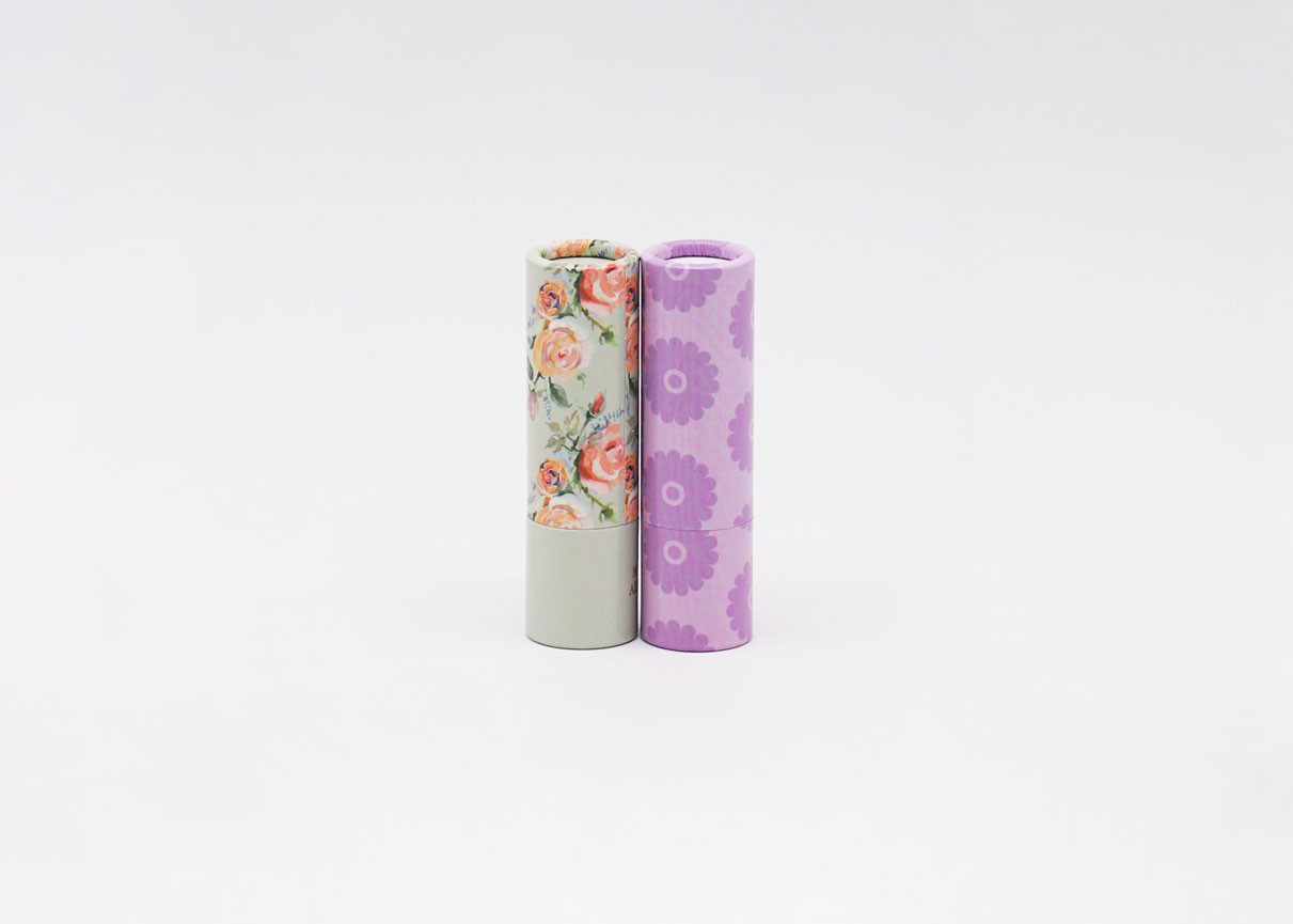 3.5g Paper Refillable Lip Balm Tube Private Label Empty Lipstick Tube