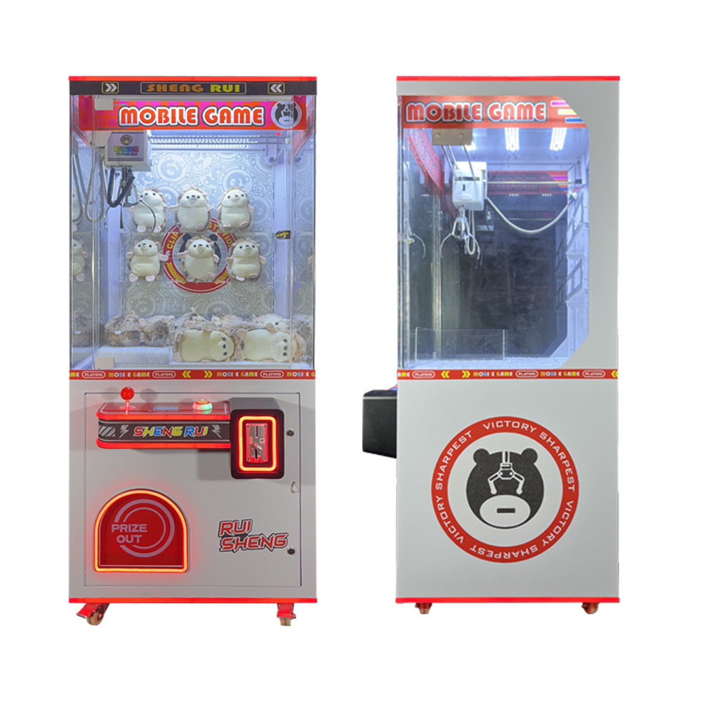 Super Mini Claw Machine with Bill Acceptor 1 Player Ages 3 Years Network Connection