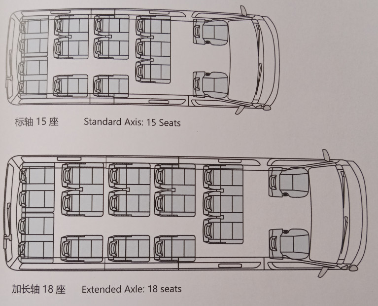 LHD/RHD Wide-Body HlACE K2 Electric Version Equipped with 60.1 kWh Battery