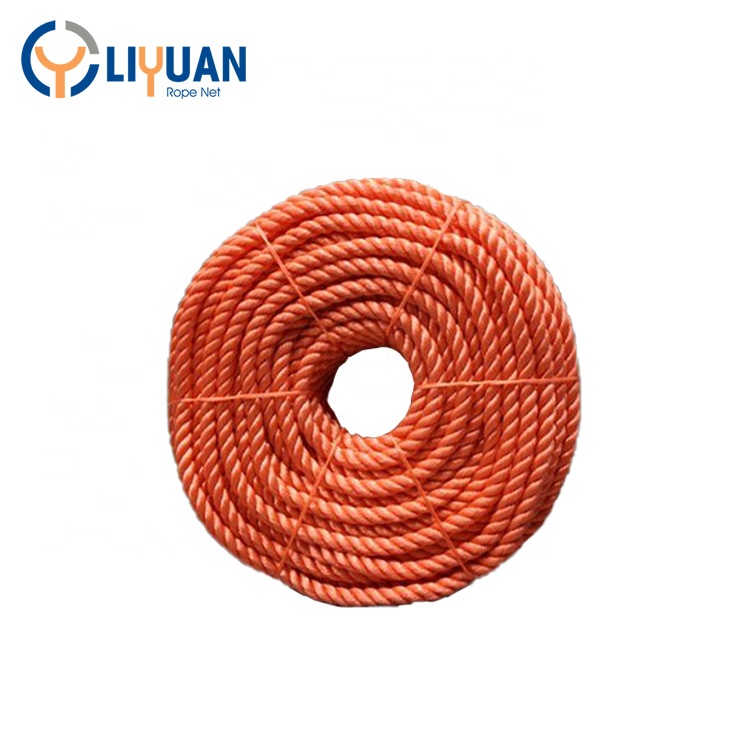 Yellow PP 3mm 4mm 5mm 6mm 8mm Twist Rope Bundling Rope Customized 200m/220m YLY-C029