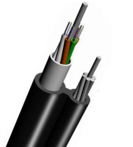 Quality GYTC8A Aerial Figure 8 Fiber Optic Cable with Lashed Aluminium Armored wholesale
