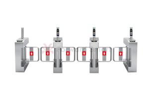 Quality School Supermarket Pedestrian RS485 Swing Barrier Gate wholesale
