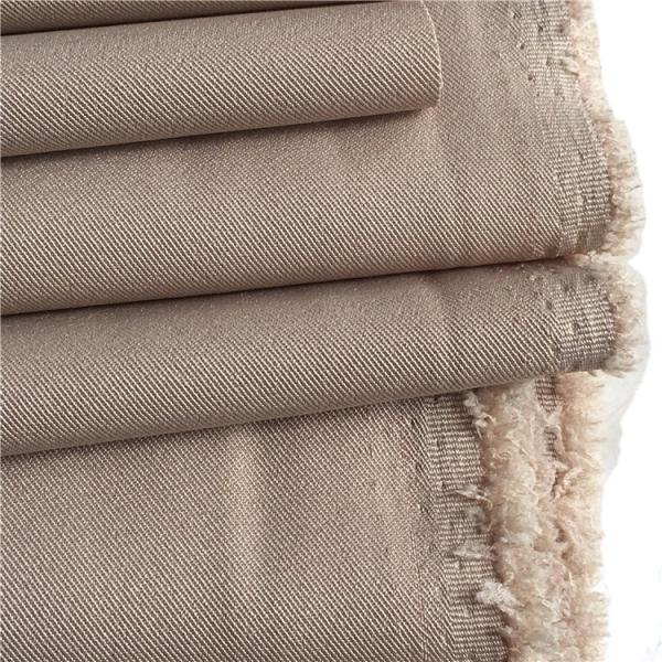 Durable 95 Polyester 5 Spandex Twisted Twill 210GSM Gabardine Fabric for Suits