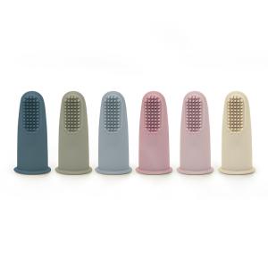 Quality Natural Silicone CPSIA Baby Finger Toothbrush For Training Teething wholesale