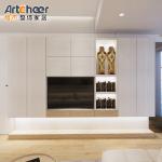 Contemporary Living Room Furniture Modern Luxury Wall Mounted Tv Unit Included