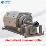 Inward Flow Rotary Drum Microfilter with Automatic Internal Flow Unit Weight