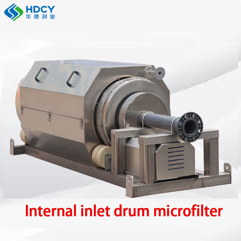 Inward Flow Rotary Drum Microfilter with Automatic Internal Flow Unit Weight 1500kg