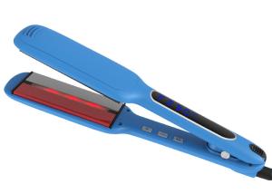 Quality Titanium High Heat Hair Straighteners Ultrasonic Infrared Fast PTC Heating wholesale