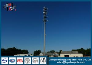 Quality Powder Coated Galvanized 3G Telecommunication Towers For Cell Phone Signal wholesale