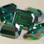 Green Emerald Princess Cut 1 Carat Moissanite Loose Stone Diamond