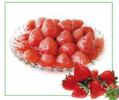 Delicious Jelly Organic Canned Fruit , Canned Strawberries With Health