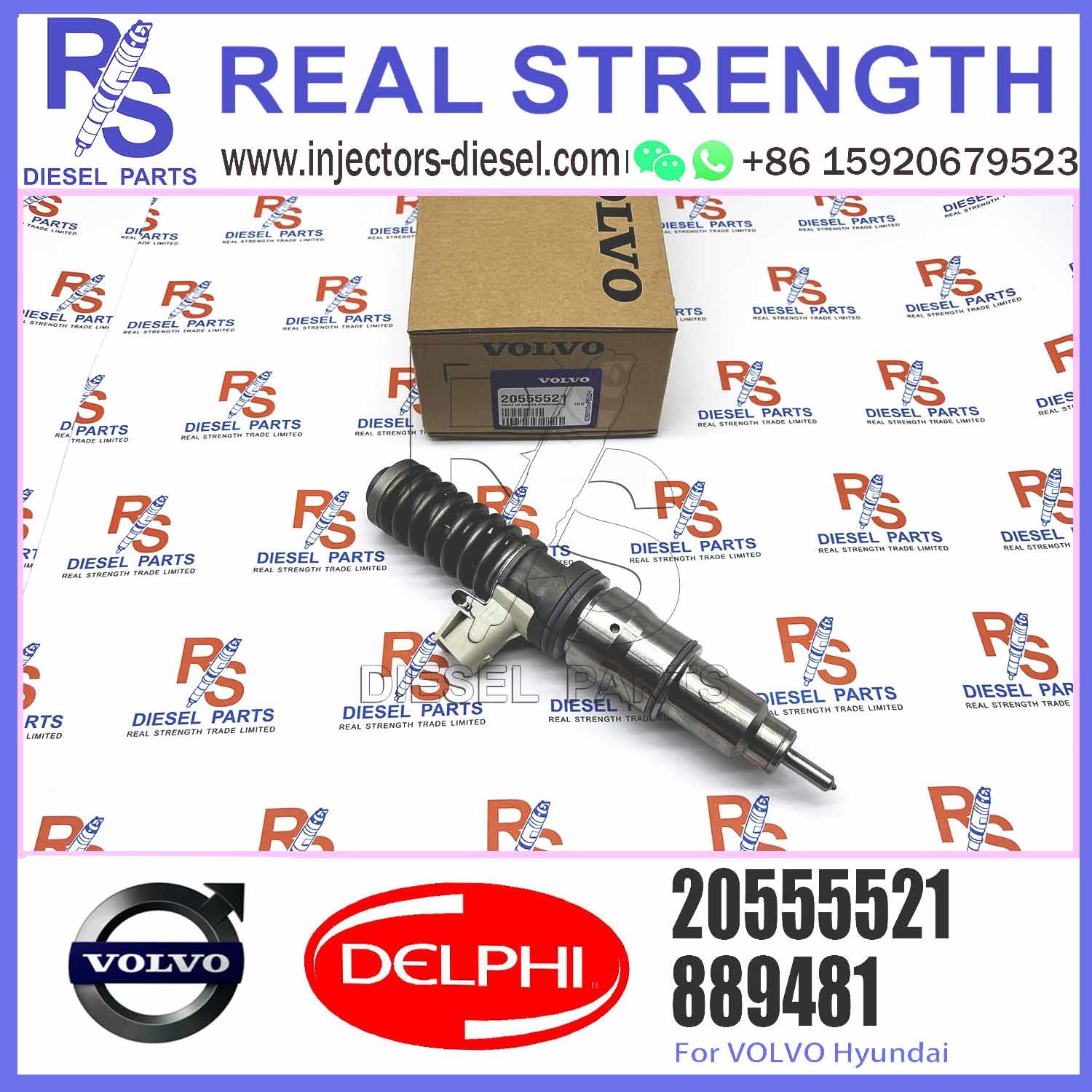20547350 20547351 20555521 20564425 20564930 20569291 ELIC Engine Common Rail Fuel Injector 207012362 20714369 20747798