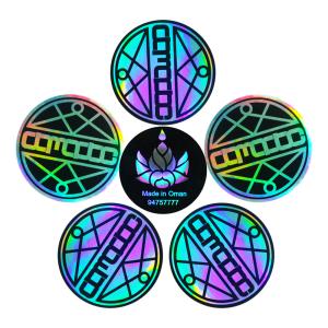 Quality Custom Shapes Brand Protection 3D Holographic Stickers wholesale